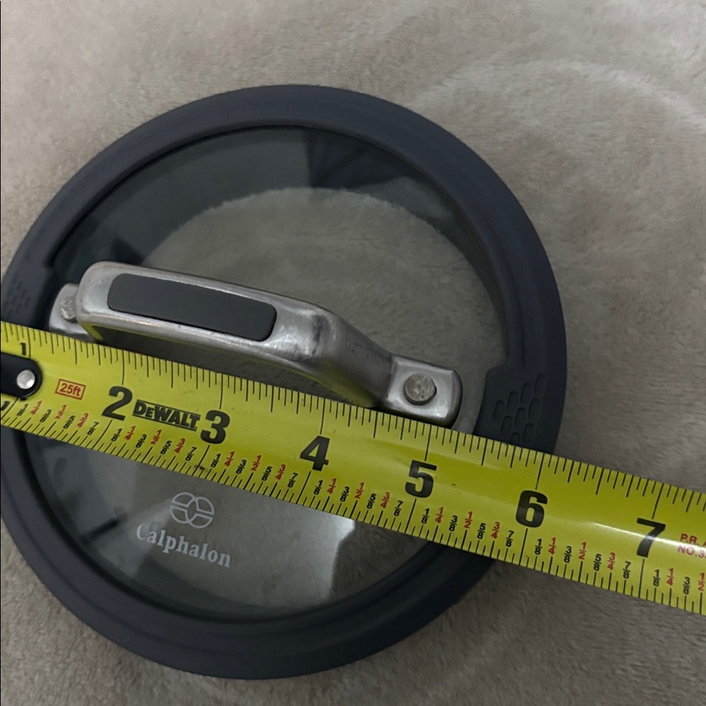 Calphalon Gray Silicone and Glass Cookware Lid - Picture 4 of 4
